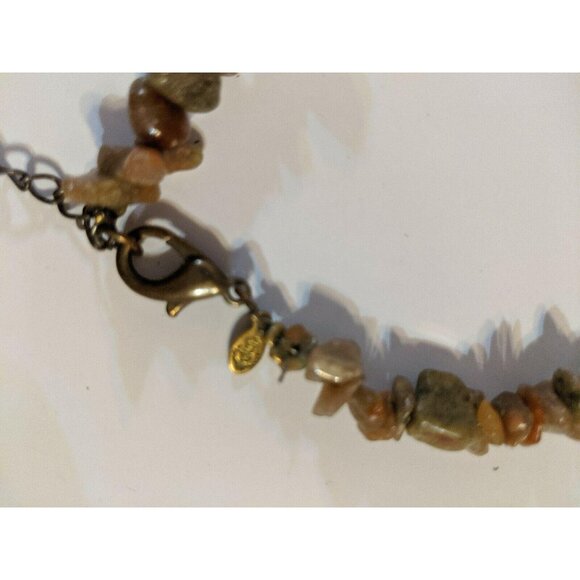 Premier Designs Jewelry SPICE IT UP Glass Bead & Shell Brass Plated Necklace - Picture 5 of 5